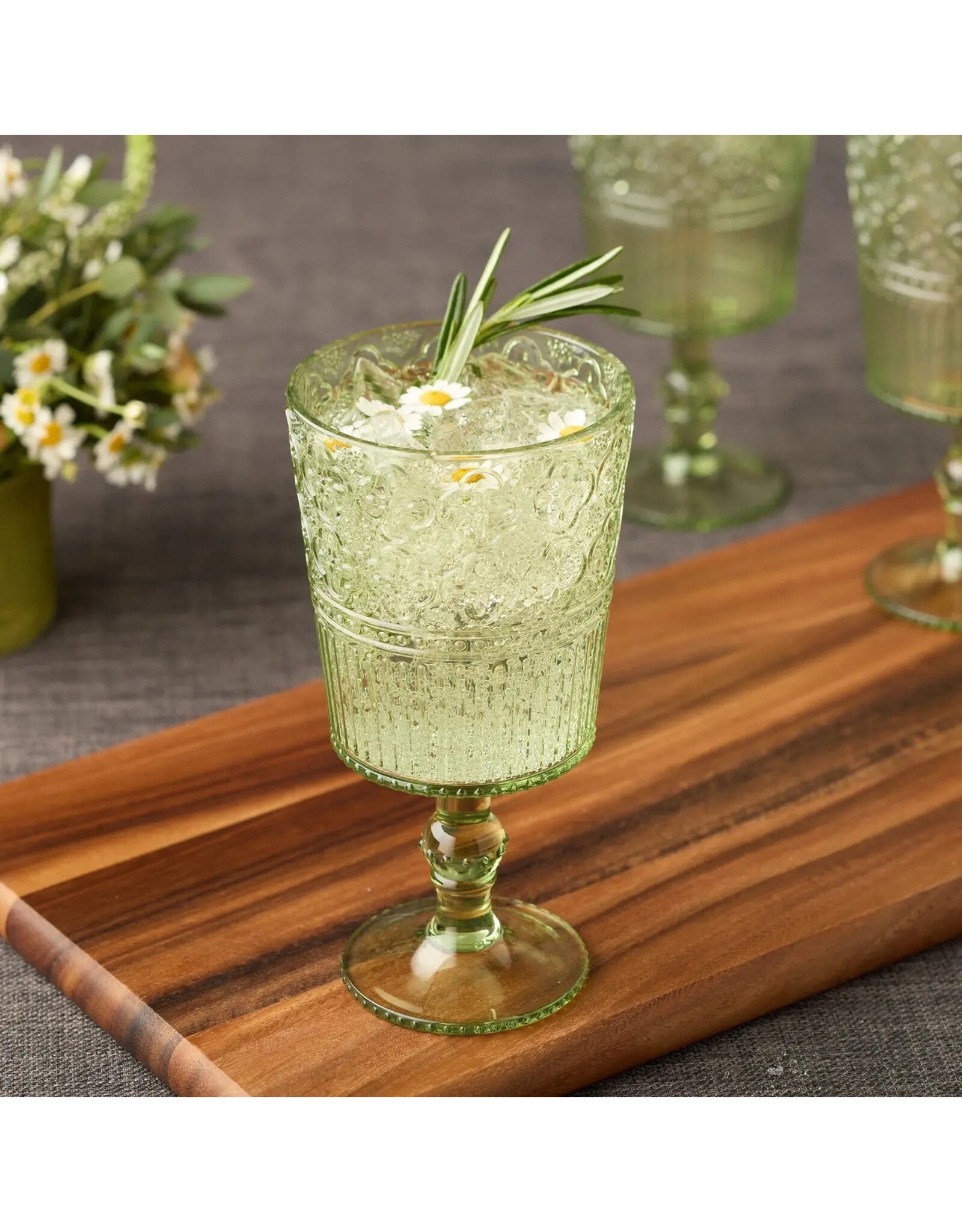 Green Acrylic All Purpose Goblet 14 oz. 34971