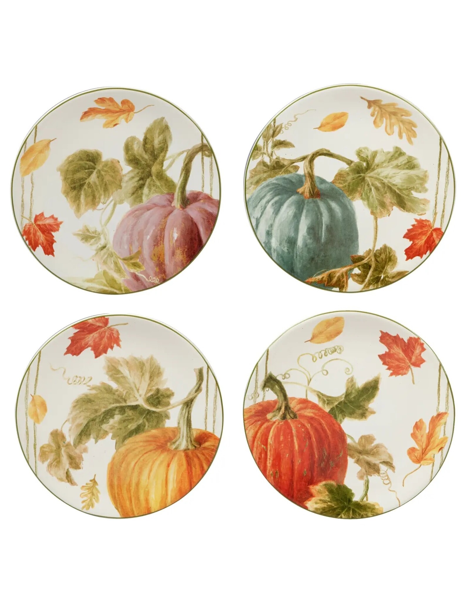 Sweet Autumn Harvest Fall Dessert Plate 9 " 4 styles 37241