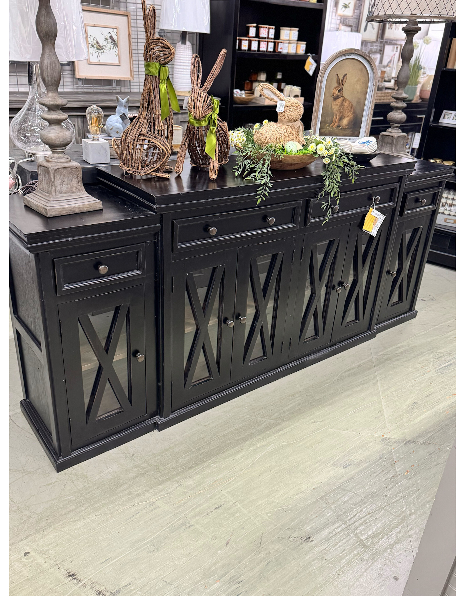 CAB618 Yorkshire Credenza 87x17.7x38.2"H