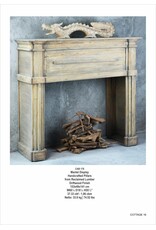 CAB178 Mantel Disply Handcrfted Pillars 60.2x19.2x55.5"H
