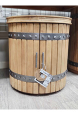 TAB374 Manchester End Table 2Doors 24x24x25.2"H