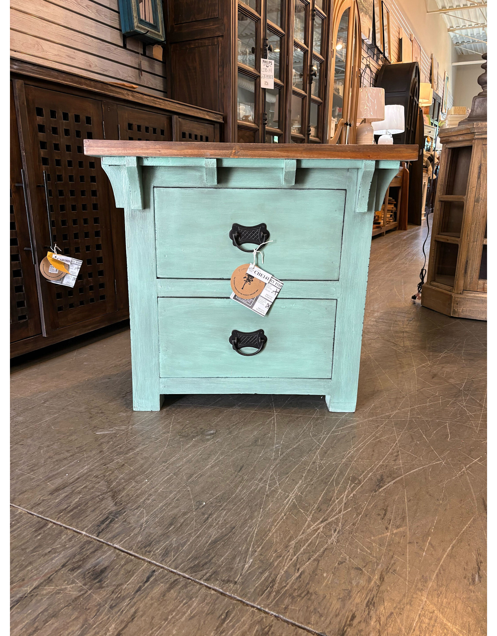 CHE141 End Table 2Dr 30.7x18.8x28.3