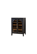 COM 2517 Frisco Glass Dr Console Blk/Caramel Int
