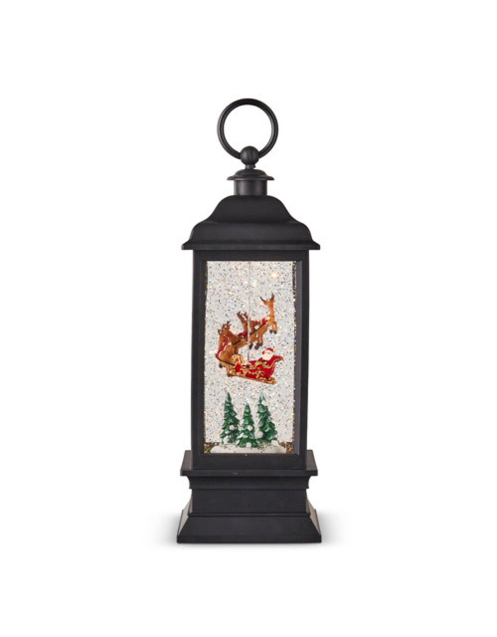 11" Santa Flying Animated Water Lantern 4216928