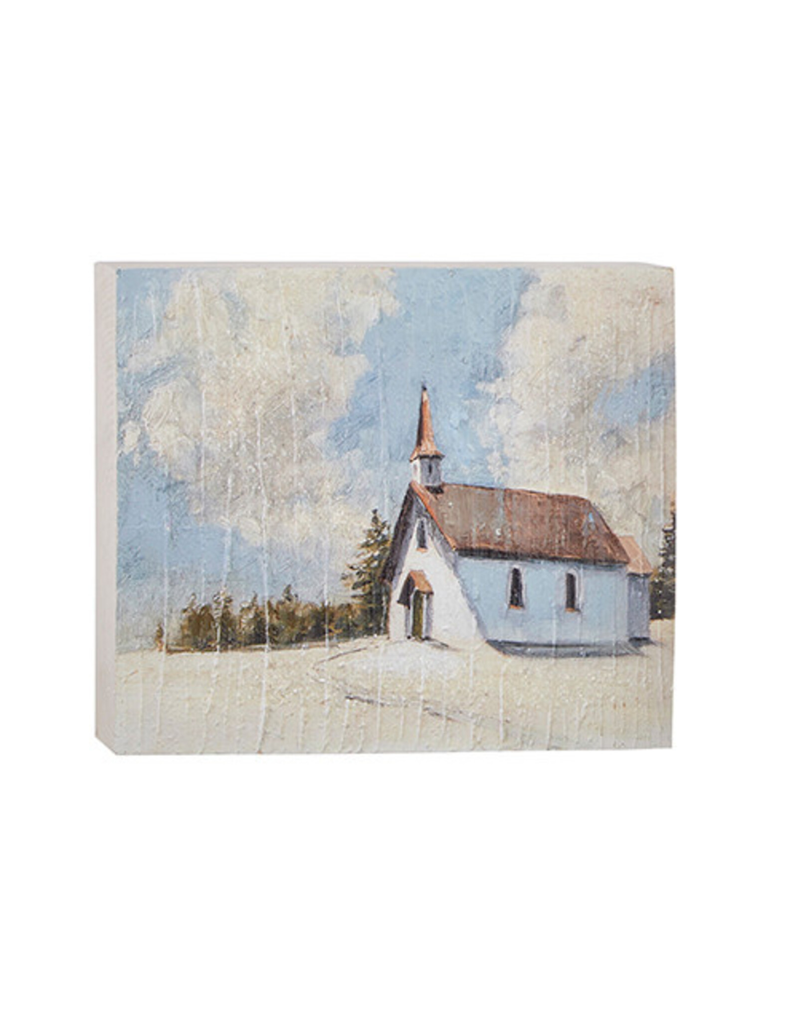10" Church Block Wall Art 4257347
