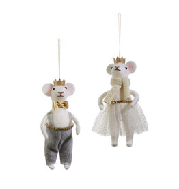 6.75" Crowned Mouse Ornament 4415550