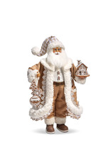 18" Gingham Gingerbread Santa 4415585