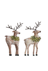 6.75" DEER CUT OUT ORNAMENT 2 styles. each  4416293