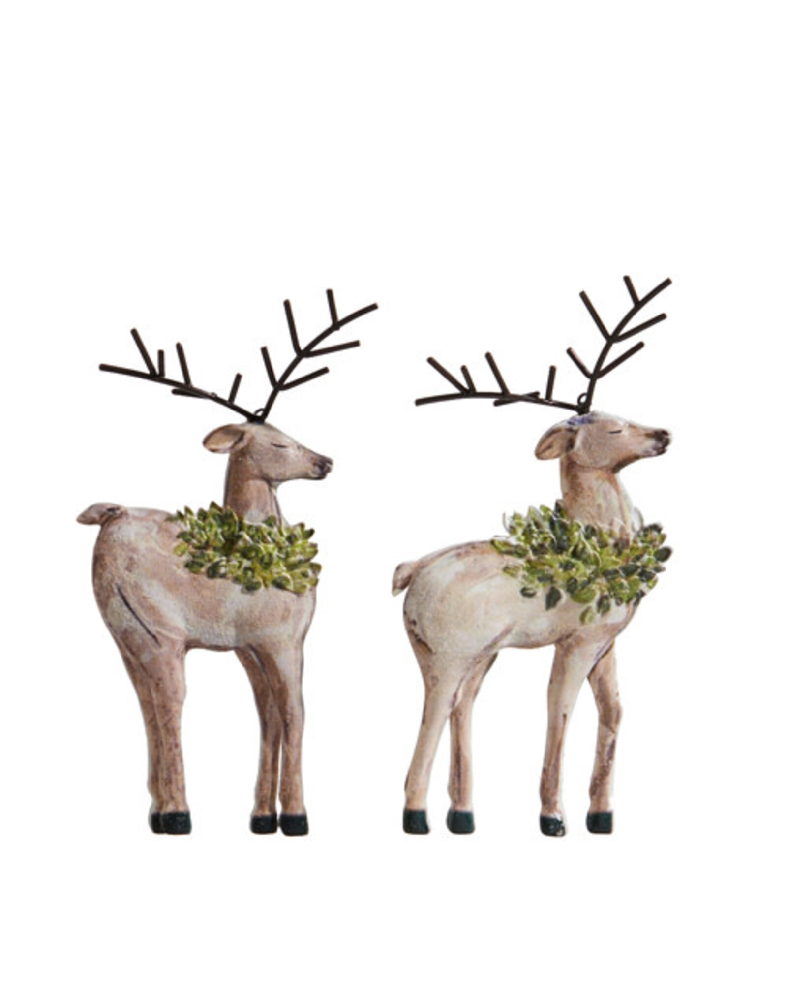 6.75" DEER CUT OUT ORNAMENT 2 styles. each  4416293