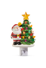 6.5" Santa with Tree Night Light 4519203