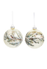 5" Winter Chickadee Ball Ornament  2 styles, each 4524795