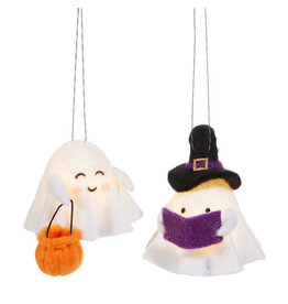 5.5" Lighted Felt Ghost 4539050
