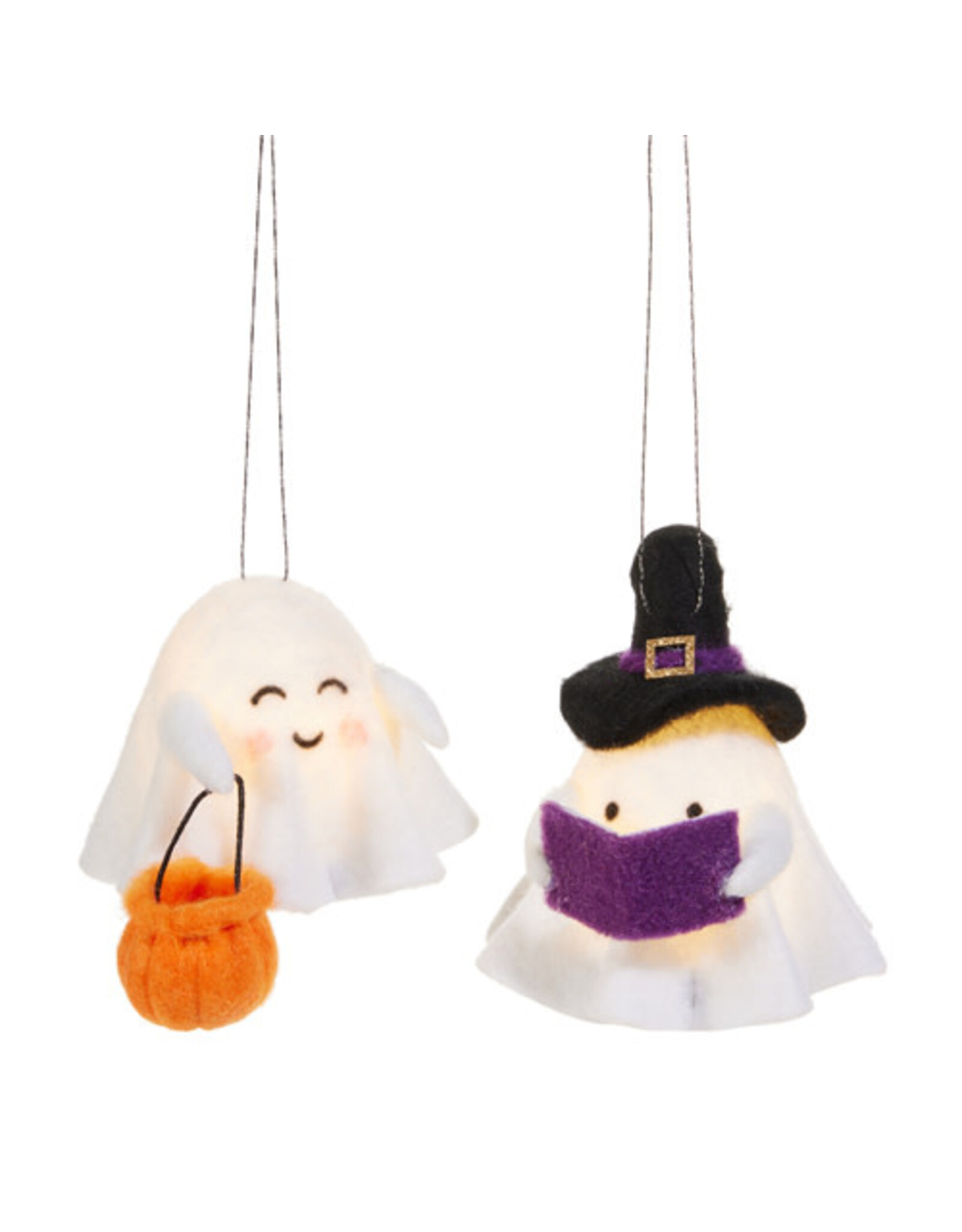 5.5" Lighted Felt Ghost 4539050