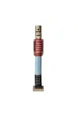 6" Round x 36"H Handmade Mango Wood Nutcracker, Distressed XS7044