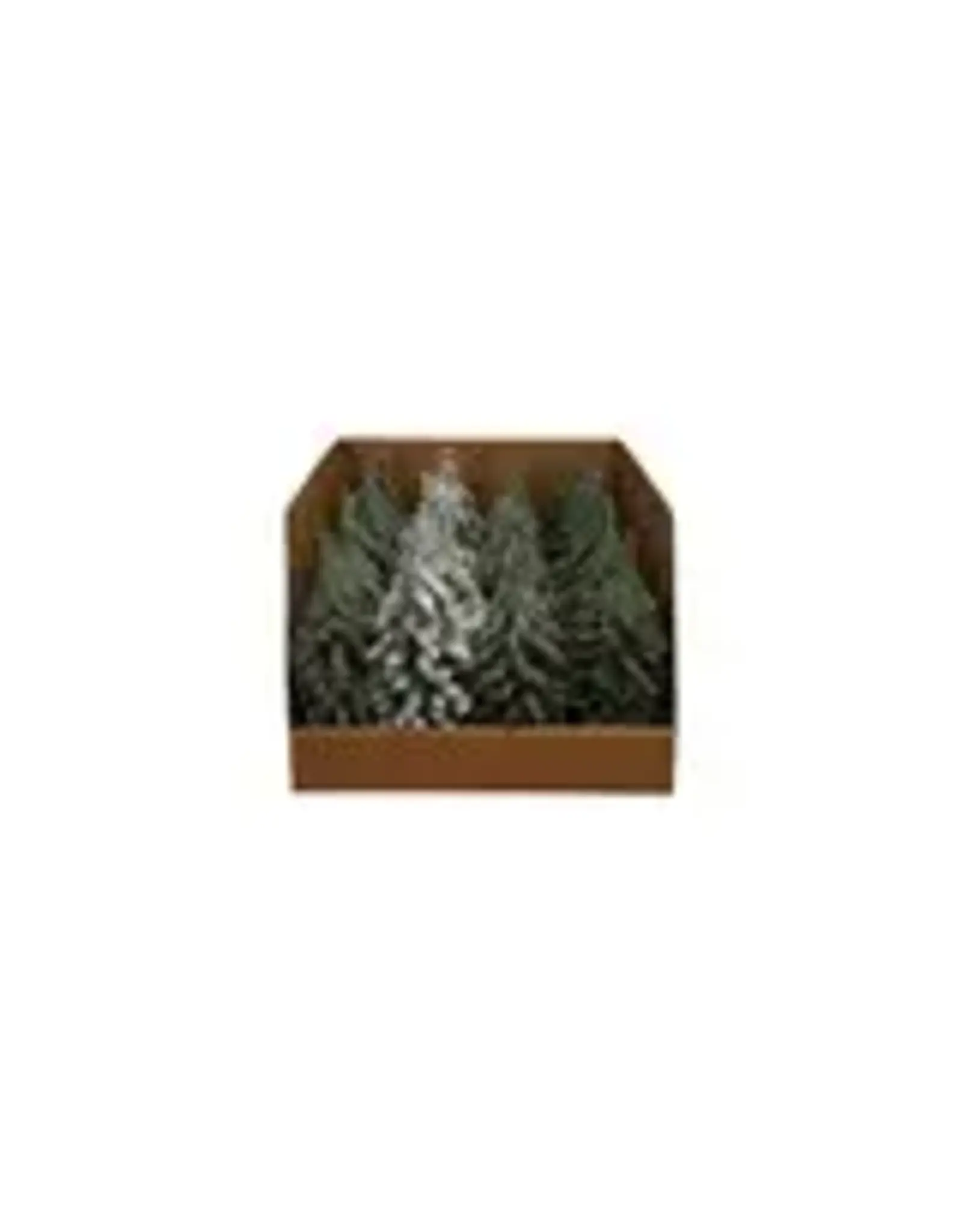 Faux Evergreen Trees w/ Wood Slice Bases, XS7694