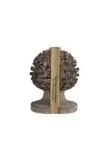 Resin Pinecone Finial Bookends,  SET of  2 XS8625