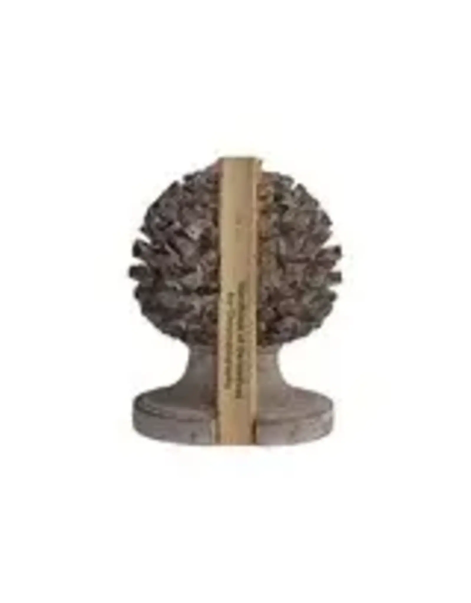 Resin Pinecone Finial Bookends,  SET of  2 XS8625