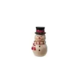 Stoneware Snowman Salt & Pepper Shakers, Set of 2 XS8648