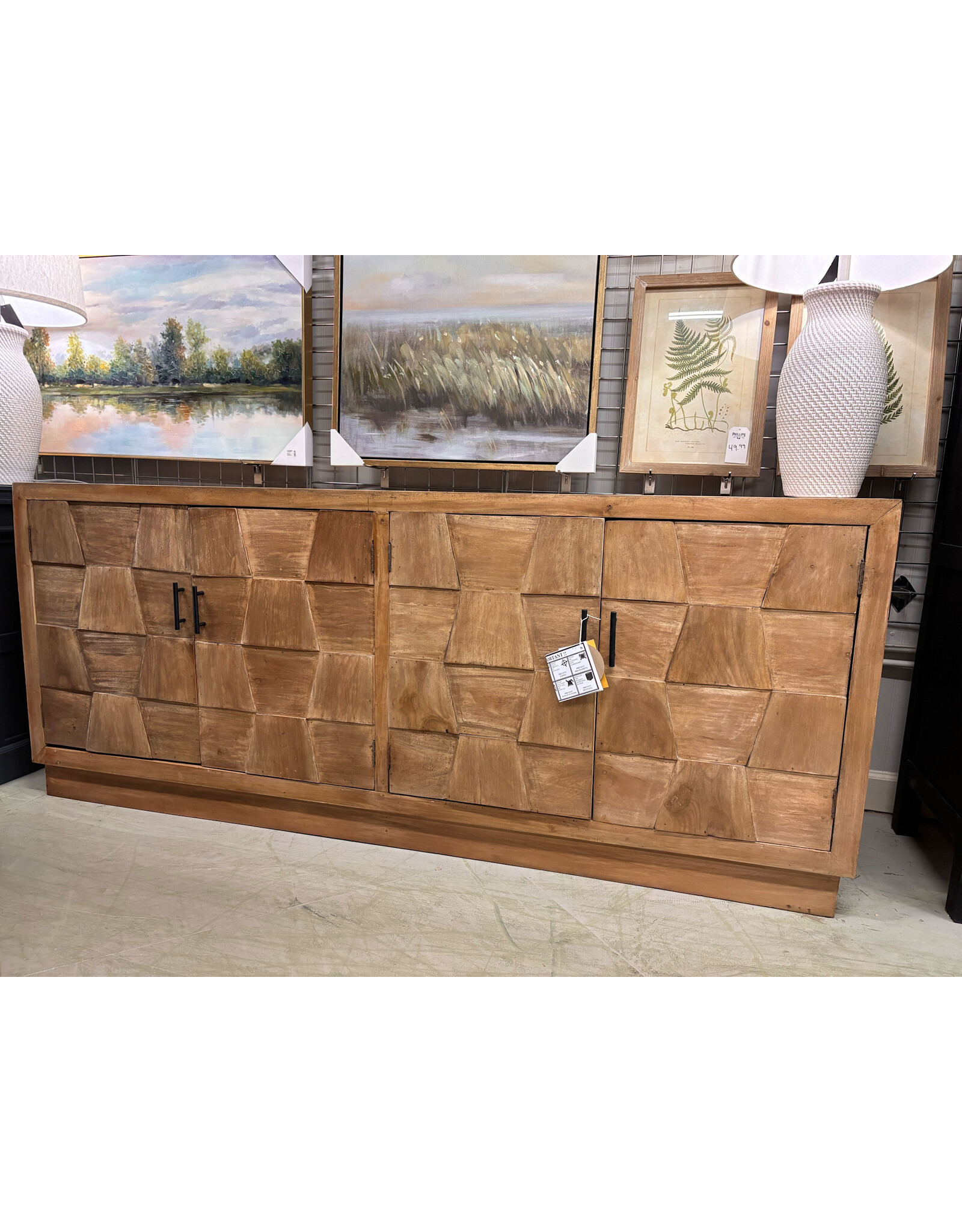 CAB617 Lucia Credenza 80.7x18.8x33.8"H