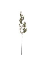 35" Snowy Pine Branch w/Silver Bells  51573A-SI