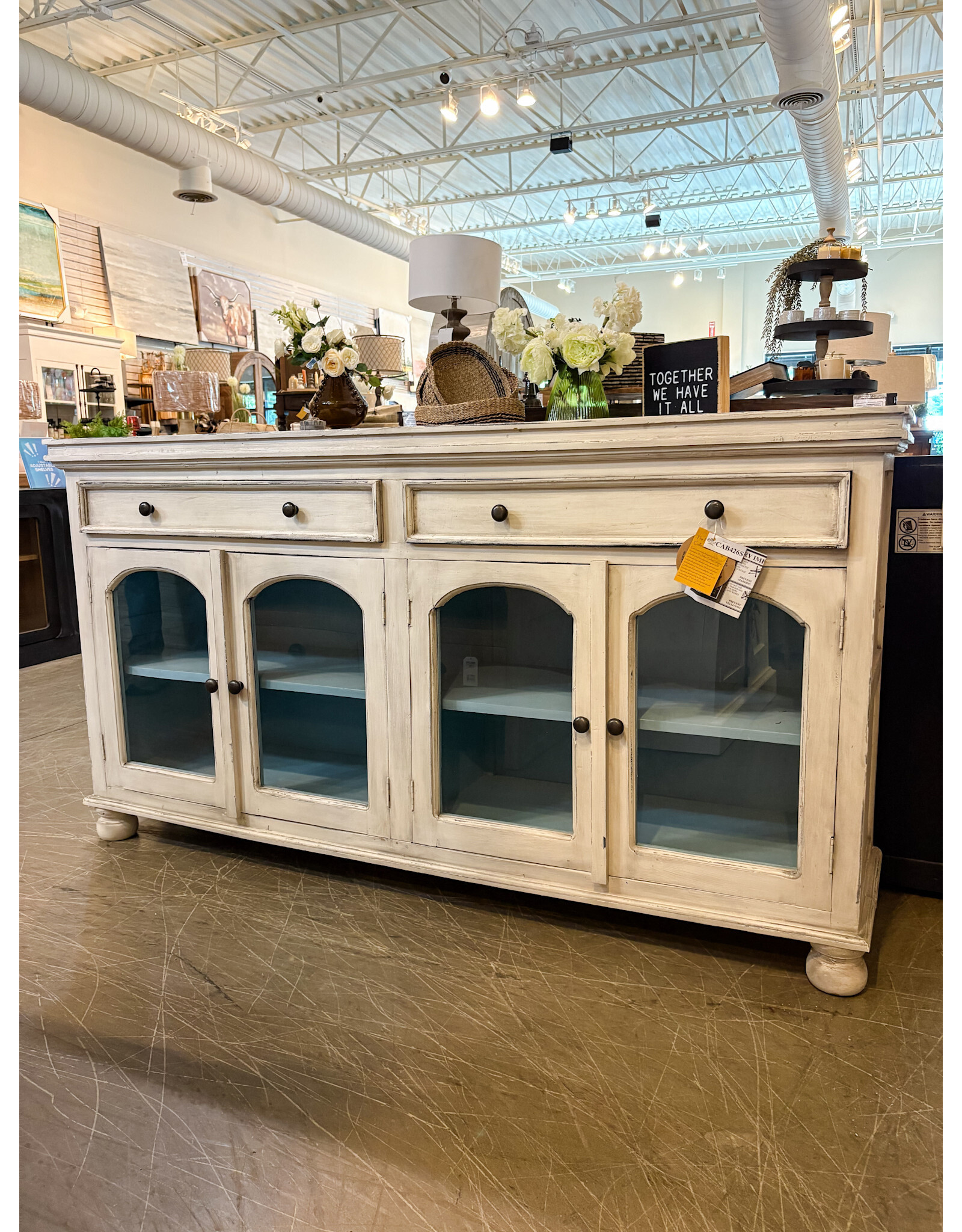 CAB426 Laura Credenza 71.2x17.7x38.2"H