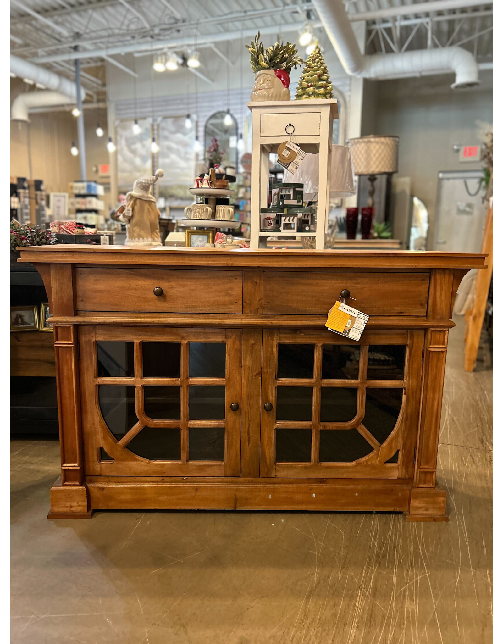CAB544 Sonoma Credenza 2Panel GD 2drw w/RG 61x18.1x38.2"H