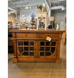 CAB544 Sonoma Credenza 2Panel GD 2drw w/RG 61x18.1x38.2"H