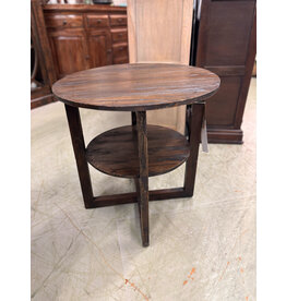 TAB160 End Table 23.4x23.6H tea brown