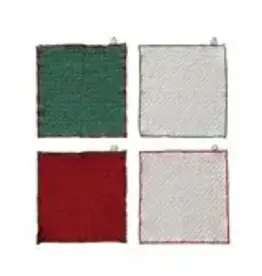 Waffle Dish Cloth Set/4 XS8690