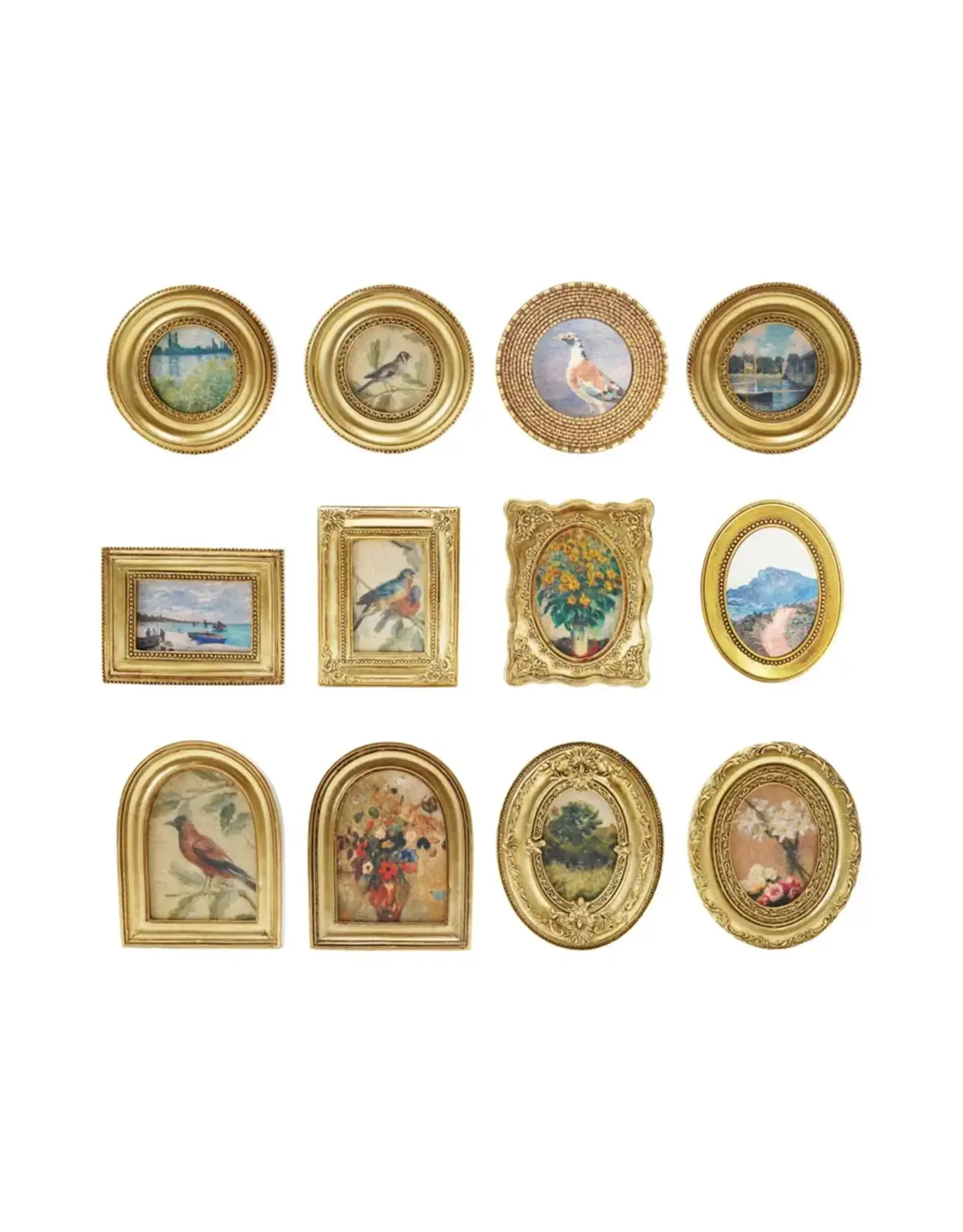 Resin Mini Framed Art Magnet 12 styles, each DG0881A