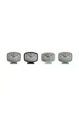 Metal Footed Alarm Clock, 4 Colors, each DG0996A