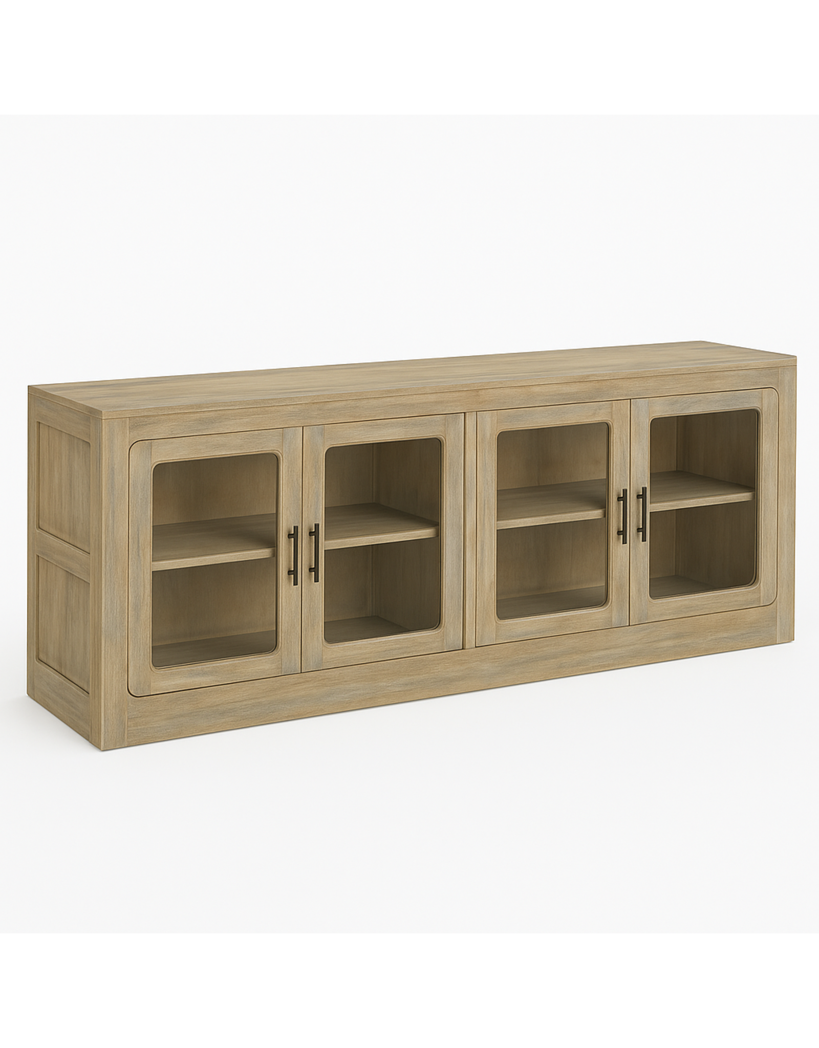 CAB631 Fairbanks Credenza 4GD w/Adj Shelf 83.8x16.8x31.8"H