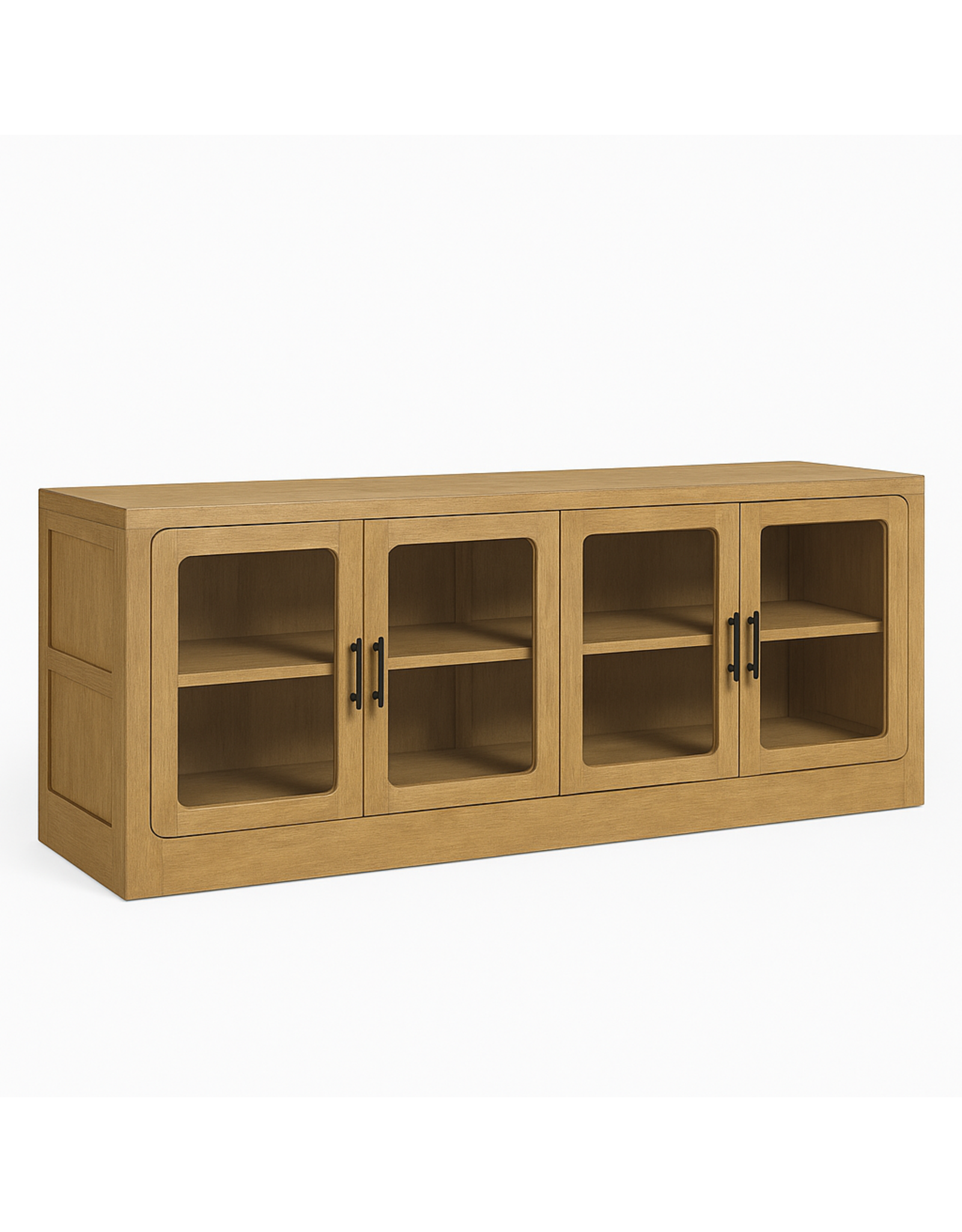 CAB631 Fairbanks Credenza 4GD w/Adj Shelf 83.8x16.8x31.8"H