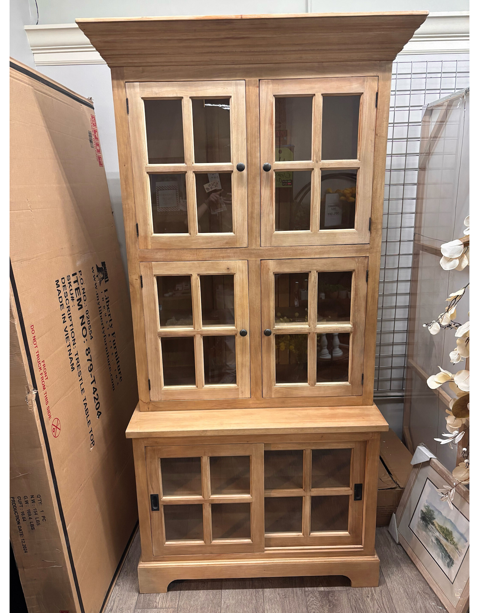 CAB1877 Dalton Armoire 6GD Panel Accent 47.6x21.2x90.5"H