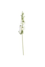 43"  White Hollyhock Stem 15344A