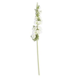 43"  White Hollyhock Stem 15344A
