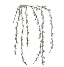 43"L BEADED/GLITTER BRANCH SPRAY  MC151208