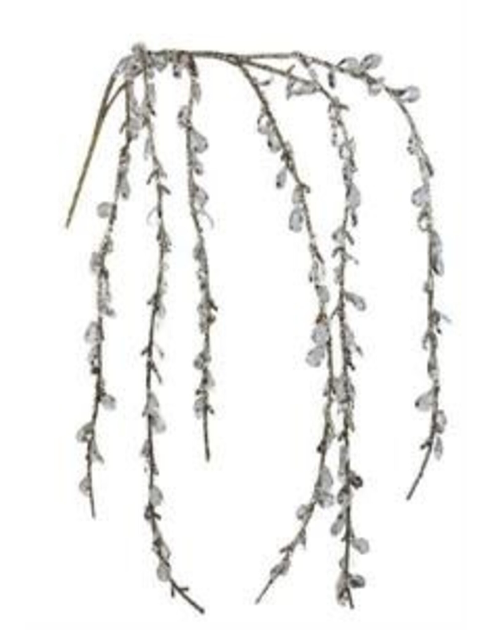 43"L BEADED/GLITTER BRANCH SPRAY  MC151208