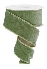 2.5"X10YD  VELVET/SATIN BACK Ribbon  RGE165930