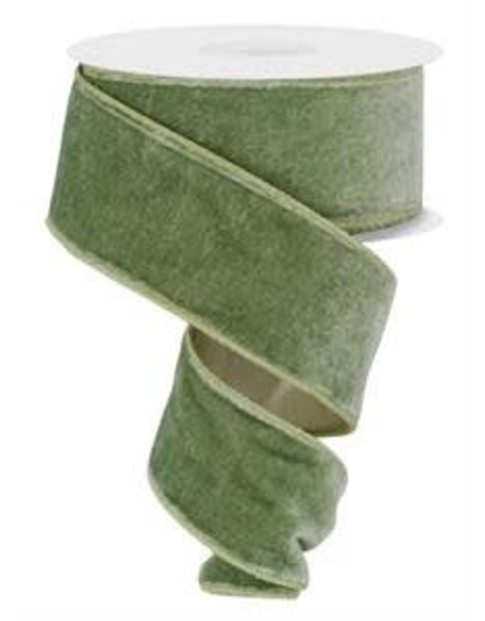2.5"X10YD  VELVET/SATIN BACK Ribbon  RGE165930