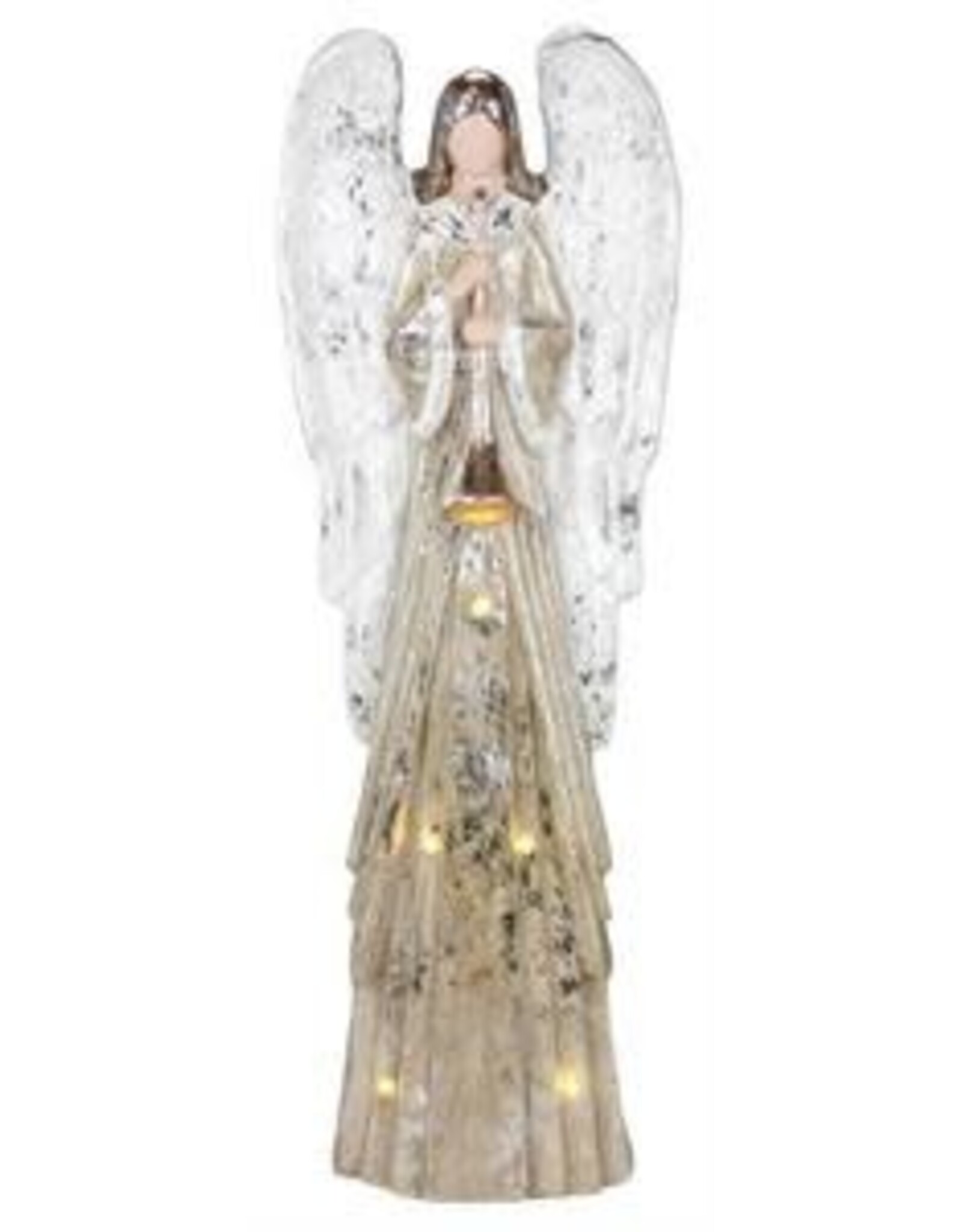 28.5"HX9.75"LIGHTED ANGEL W/HORN  XN053142