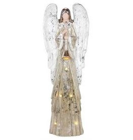 28.5"HX9.75"LIGHTED ANGEL W/HORN  XN053142