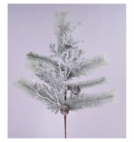 24" GLTTR SNOWPINE/PINECONE SPRAY  XX9846