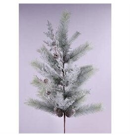37" GLTTR SNOWPINE/PINECONE SPRAY  XX9847