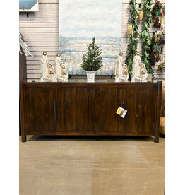 CAB632 Flagstaff Credenza 4Drs w/Adj Shelf 78x20.1x34.2"H
