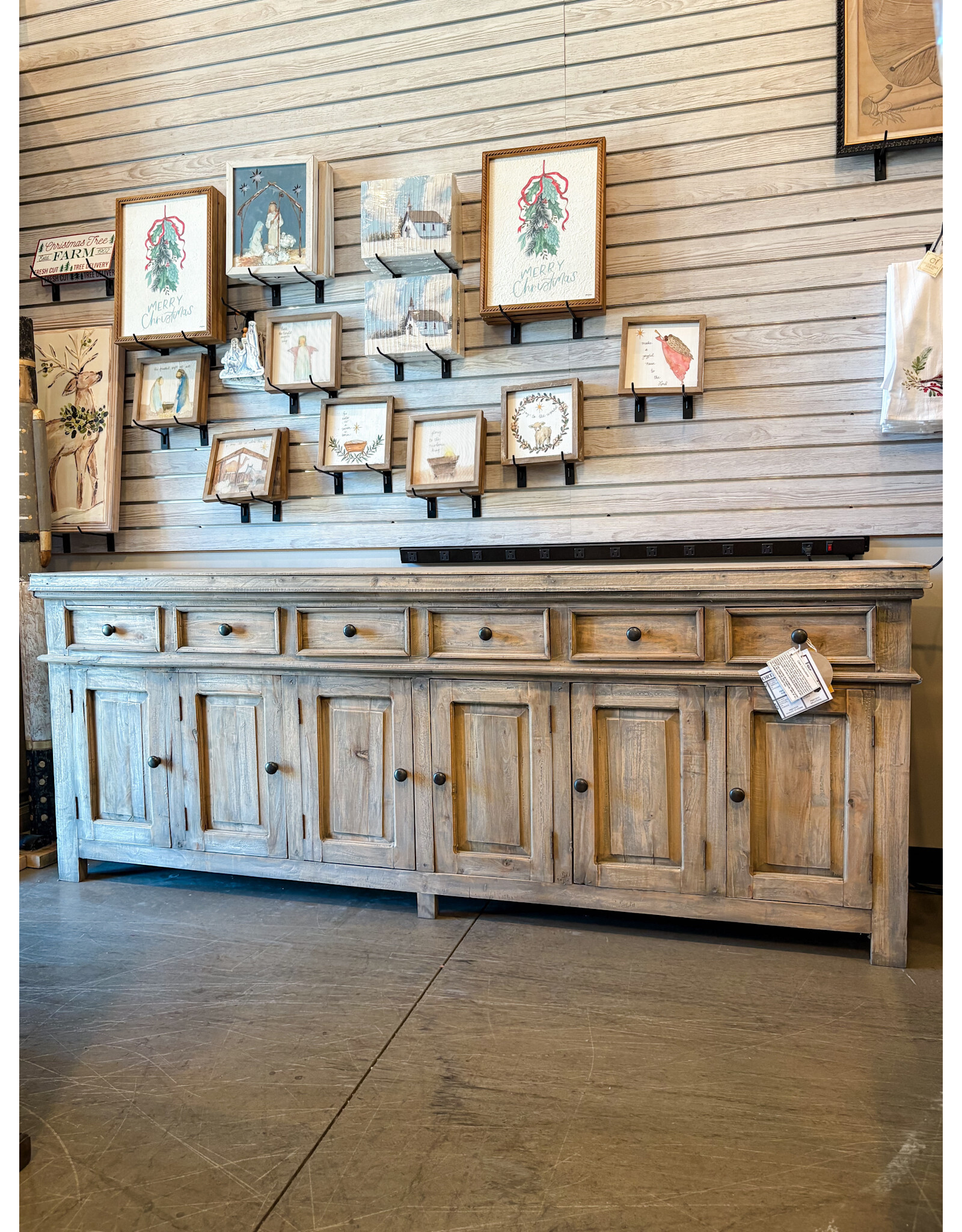 CAB428 Chelsa Credenza 83.2x18.1x33.1"H