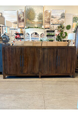 CAB601 Trenton Crdenza 4flat panel drs 79.8x16.1x36.2"H