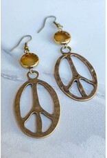 Peace  Earring 105-69314-E