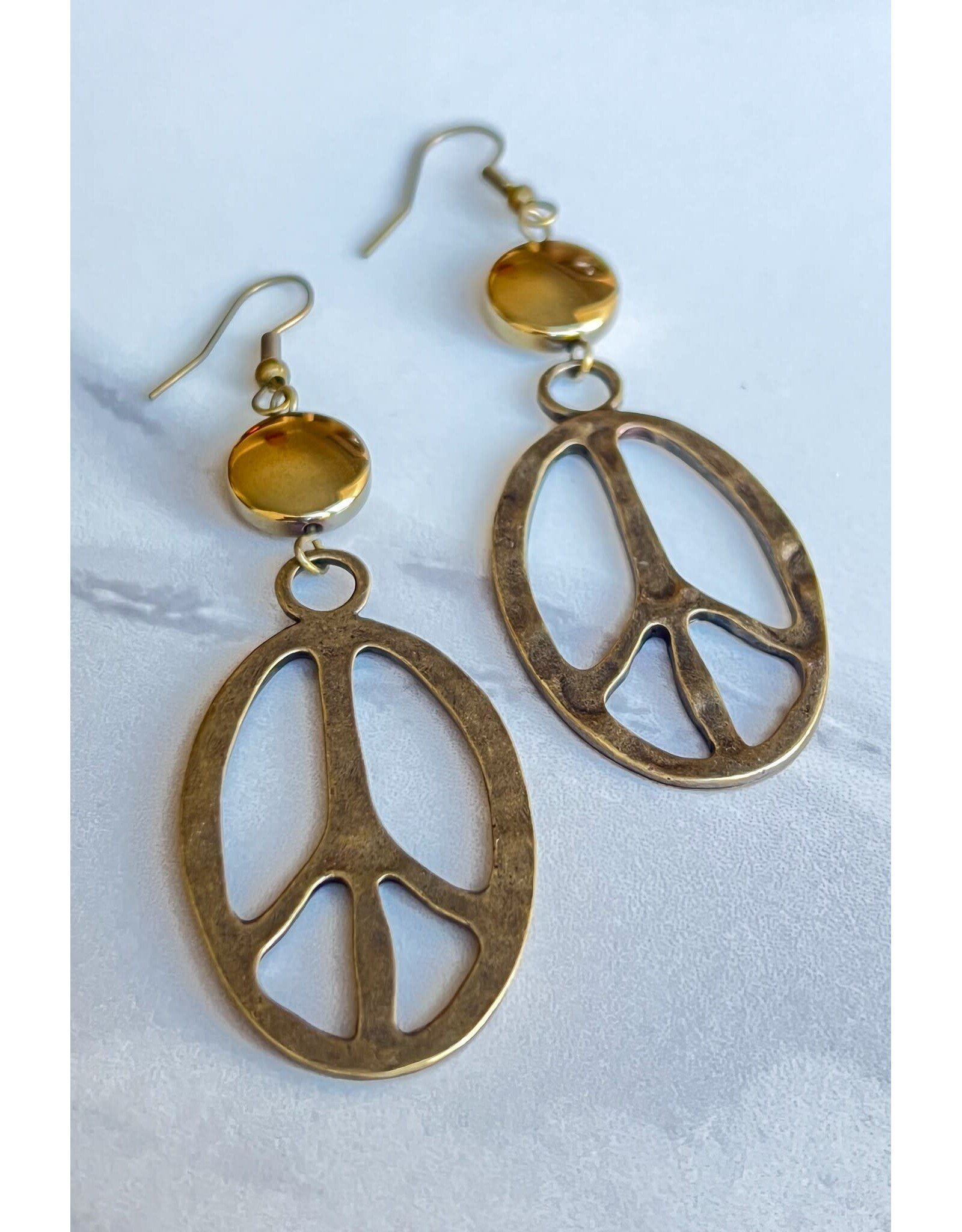 Peace  Earring 105-69314-E