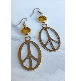 Peace  Earring 105-69314-E